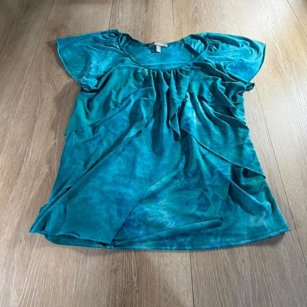Ny-collection Women's Blue and Green Blouse